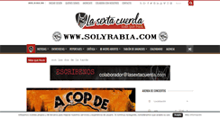 Desktop Screenshot of lasextacuerda.com